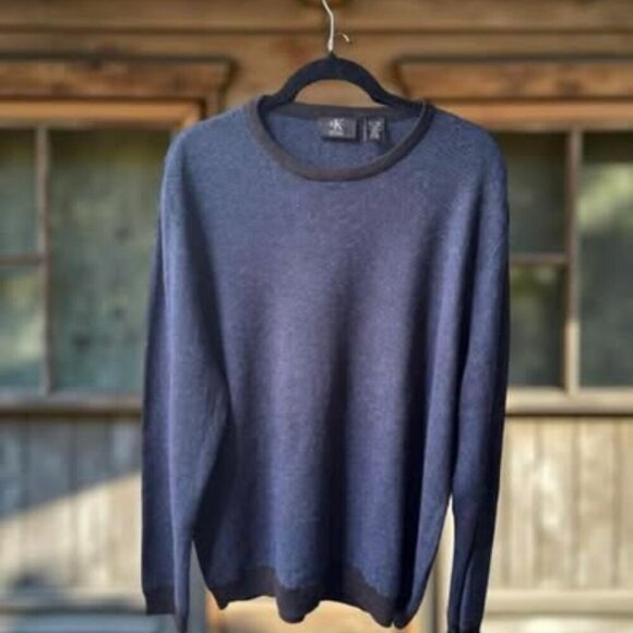 Other - CK BLACK/BLUE SWEATER